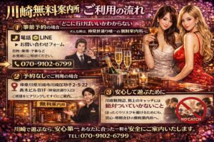 川崎無料案内所|ご利用の流れ